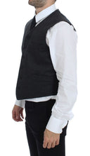 Gray Wool Blend Logo Vest Gilet Weste Dolce & Gabbana