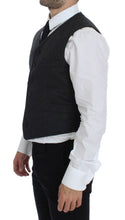Gray Wool Blend Vest Gilet Weste Dolce & Gabbana