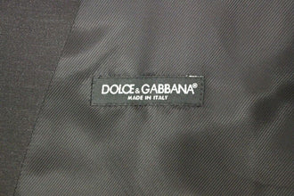 Gray Wool Silk Dress Vest Gilet Weste Dolce & Gabbana