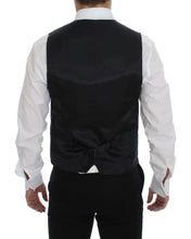 Gray Wool Silk Dress Vest Gilet Weste Dolce & Gabbana