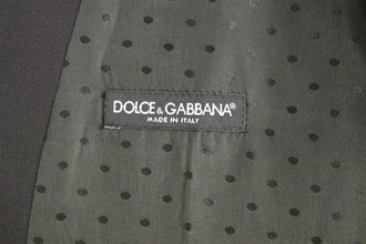 Black Wool Formal Dress Vest Gilet Weste Dolce & Gabbana