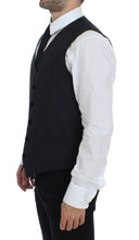 Gray Wool Formal Dress Vest Gilet Weste Dolce & Gabbana