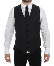 Gray Wool Formal Dress Vest Gilet Weste Dolce & Gabbana