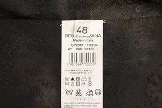 Brown Check Wool Single Breasted Vest Dolce & Gabbana