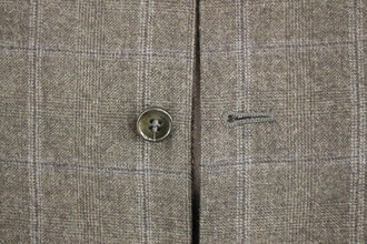 Brown Check Wool Single Breasted Vest Dolce & Gabbana