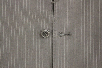 Black Striped Wool Single Breasted Vest Dolce & Gabbana