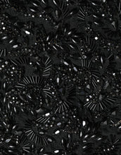 Dolce & Gabbana Black Crystal Handmade Knee Pencil Skirt