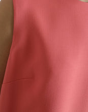 Dolce & Gabbana Pink Virgin Wool Sleeveless Mini Dress