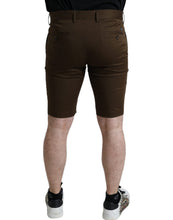 Dolce & Gabbana Brown Cotton Stretch Men Bermuda Shorts