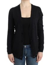 Gray wool alpaca cardigan Costume National