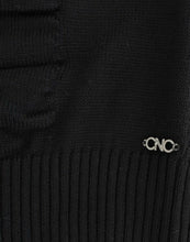 Black V-neck wool sweater Costume National