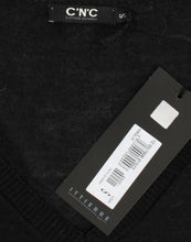 Black V-neck lightweight sweater Costume National