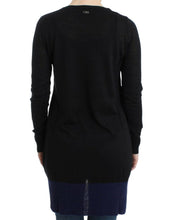 Black V-neck lightweight sweater Costume National
