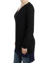 Black V-neck lightweight sweater Costume National