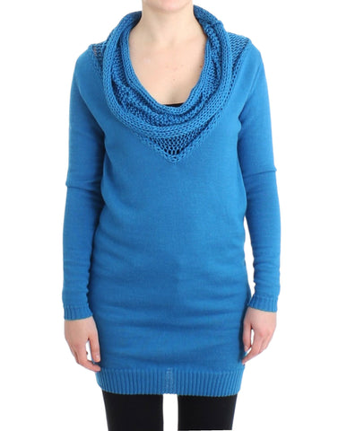 Blue scoopneck sweater Costume National