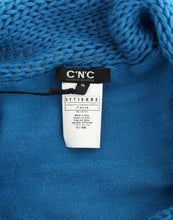 Blue scoopneck sweater Costume National