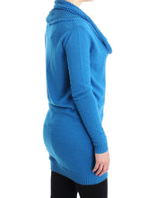 Blue scoopneck sweater Costume National