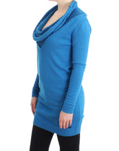 Blue scoopneck sweater Costume National