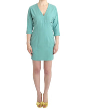 Green 3/4 sleeved sheath dress Costume National