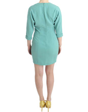Green 3/4 sleeved sheath dress Costume National