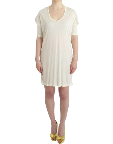 White modal tube dress Costume National