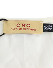White modal tube dress Costume National