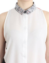 White shirt assymetric hem dress Costume National
