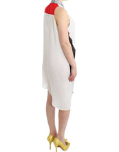 White shirt assymetric hem dress Costume National