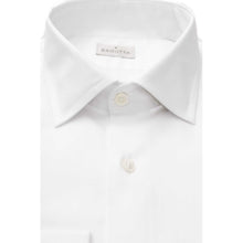 White Cotton Men's Shirt Bagutta