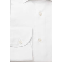 White Cotton Men's Shirt Bagutta