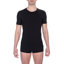 Black Cotton Men's T-Shirt Bikkembergs