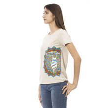 Beige Cotton Women T-Shirt Trussardi Action