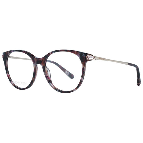 Brown Women Glasses Frame Swarovski