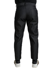 Dolce & Gabbana Multicolor Heraldic Skinny Men Pants