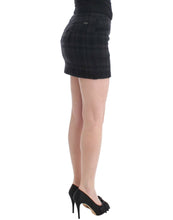 Gray checkered mini skirt Costume National