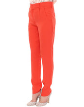 Orange boyfriend stretch pants CO|TE