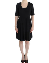 Black short sleeve venus dress CO|TE