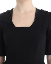 Black short sleeve venus dress CO|TE