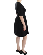 Black short sleeve venus dress CO|TE