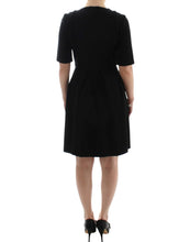 Black short sleeve venus dress CO|TE