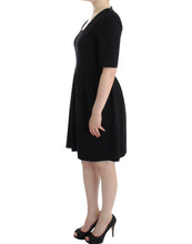 Black short sleeve venus dress CO|TE