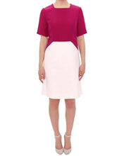 White Robot shift dress CO|TE