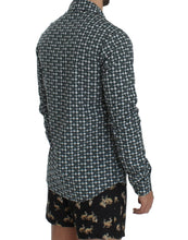 Green Hat Print Cotton Pajama Shirt Sleepwear Dolce & Gabbana