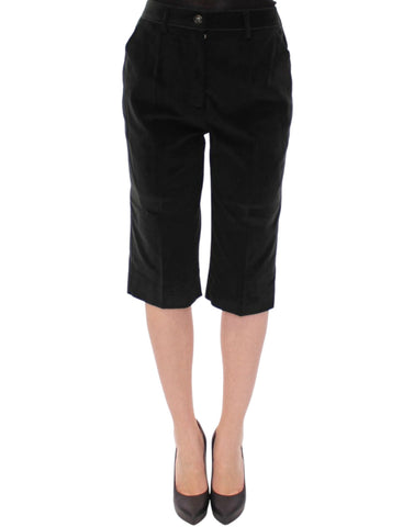 Black cotton shorts pants Dolce & Gabbana