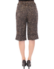Multicolor wool shorts pants Dolce & Gabbana
