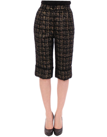 Black fabric shorts pants Dolce & Gabbana