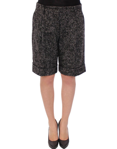 Gray wool shorts pants Dolce & Gabbana