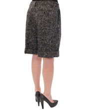 Gray wool shorts pants Dolce & Gabbana