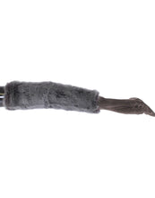 Gray Mink Fur Lambskin Suede Leather Gloves Dolce & Gabbana