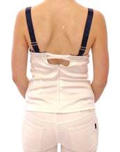 White sailor motive tank top Dolce & Gabbana